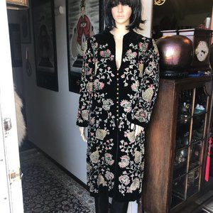 PARIS RUNWAY COUTURE EMBELLISHED COAT.-SILK ONE OF A KIND-REDUCED IT $5K.OFFER?